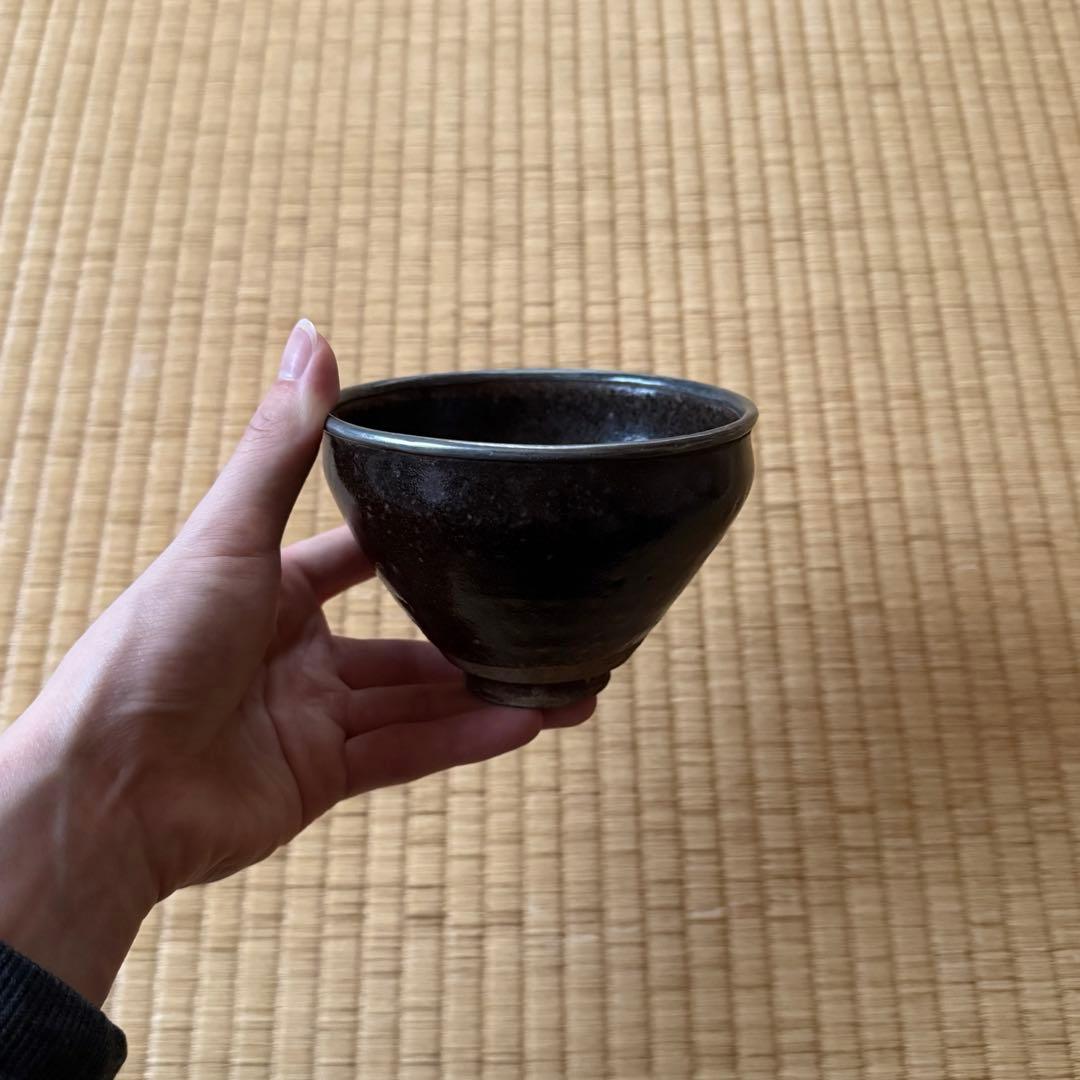 古瀬戸 天目 茶碗 江戸時代 伝世品 古美濃 古美術 茶道具 中国美術 骨董