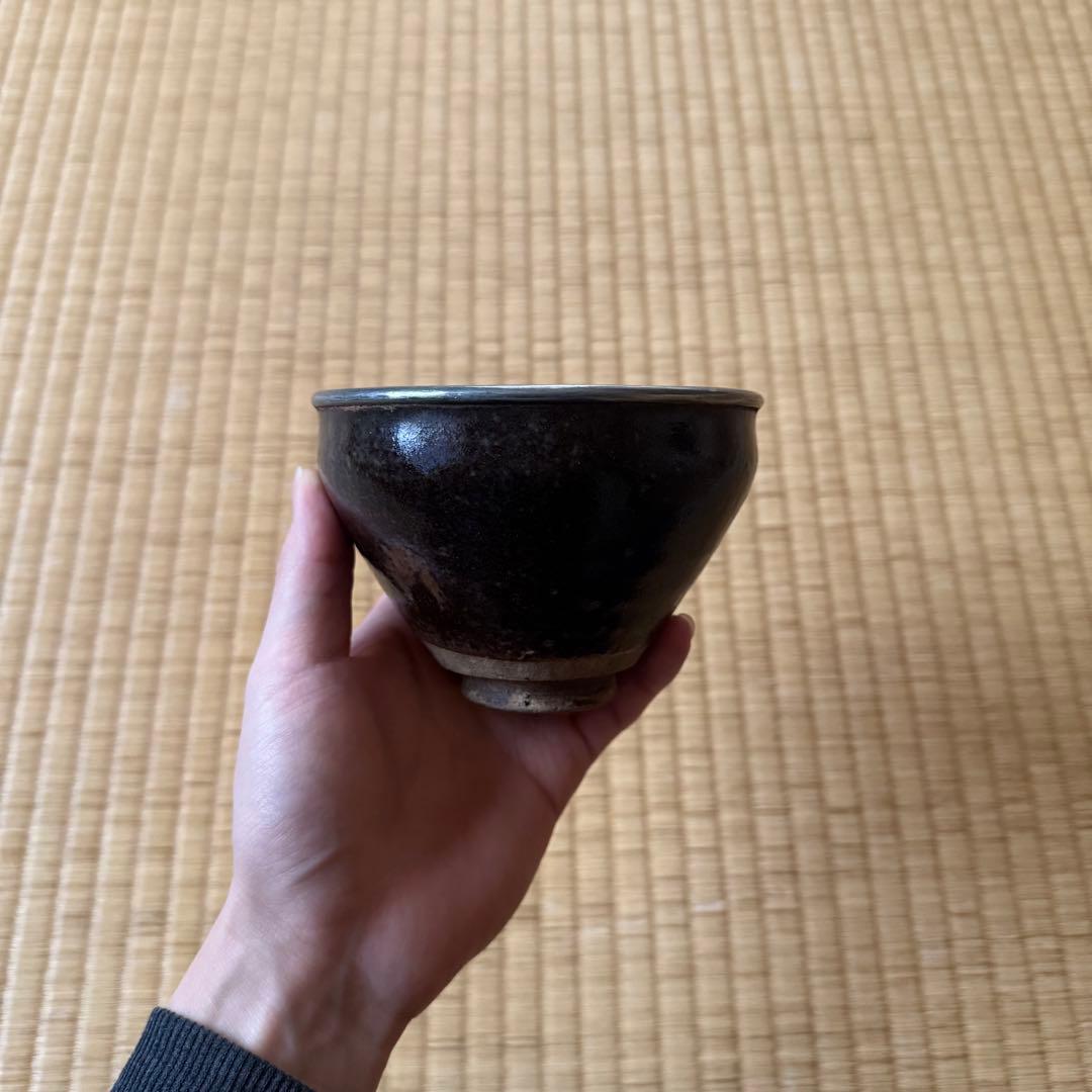 古瀬戸 天目 茶碗 江戸時代 伝世品 古美濃 古美術 茶道具 中国美術 骨董