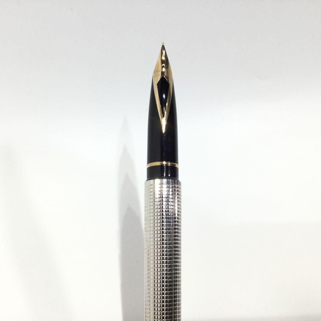 シェーファー タルガ 万年筆 1010X シルバー ニブ14K 585 筆記OK