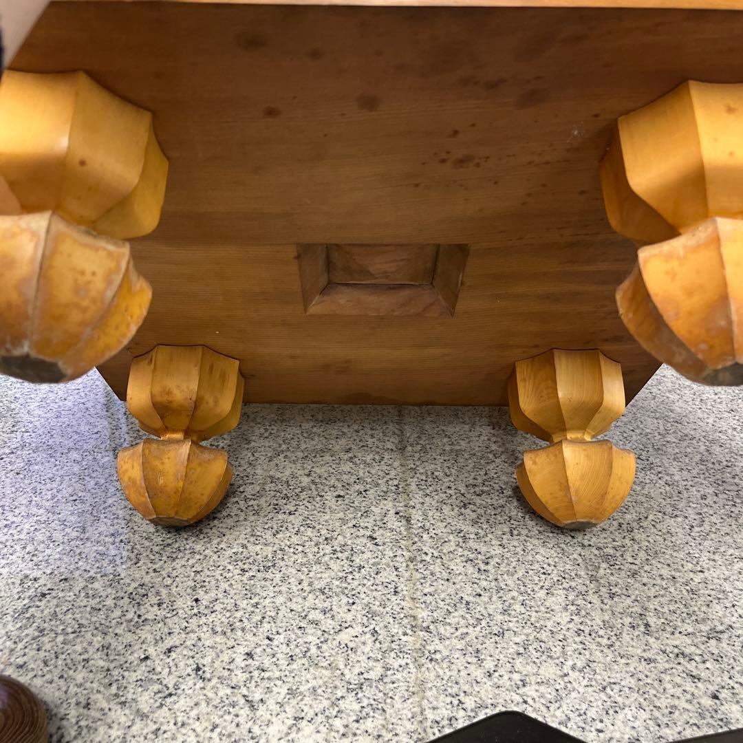 昭和レトロ 木製 囲碁版囲碁盤 脚付きレトロ ビンテージ ボードゲーム 格安