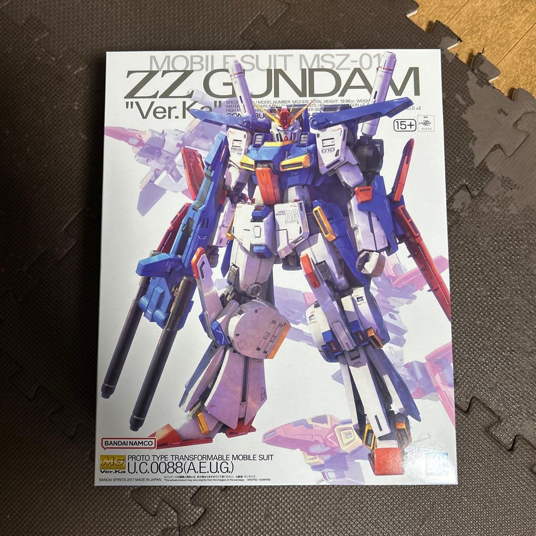 MG 1/100 ダブルゼータガンダム Ver.Ka 機動戦士ZZガンダム