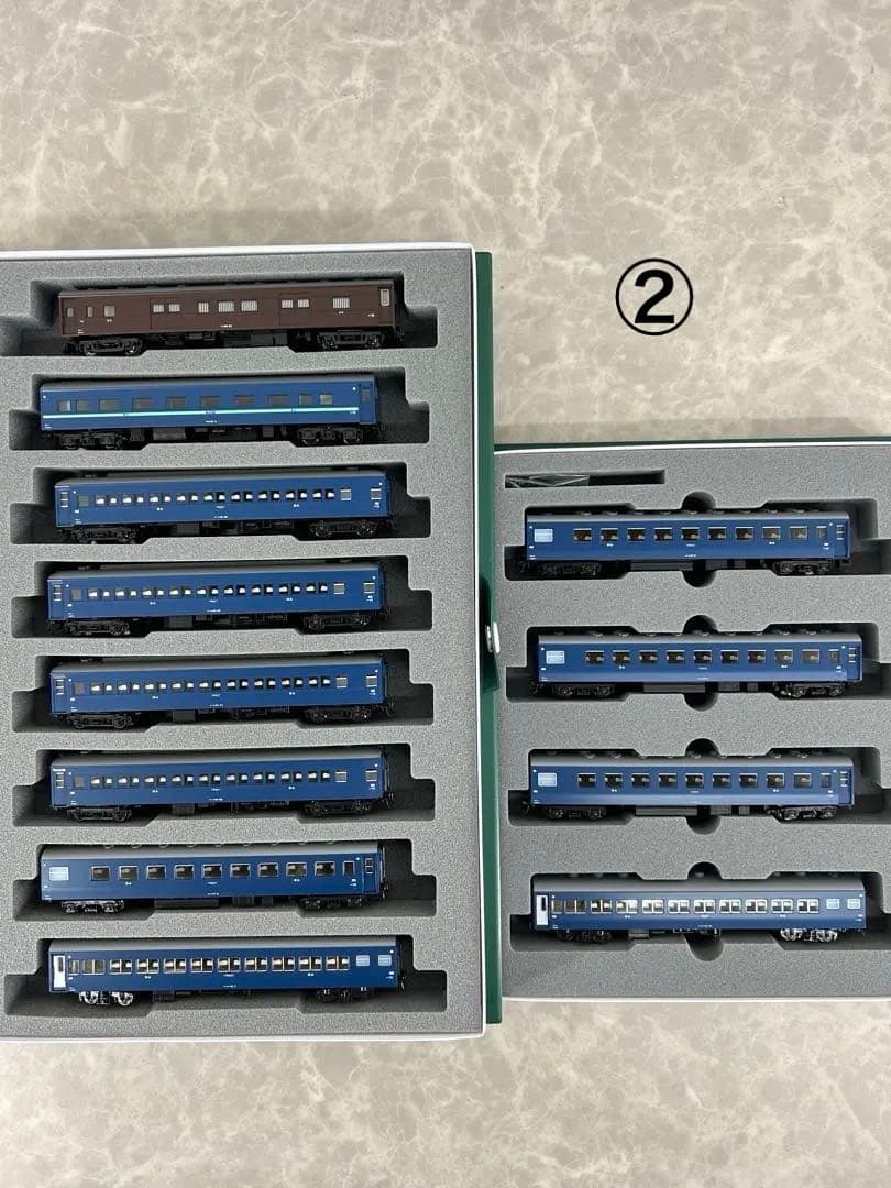 ②KATO 10-1348.1349 寝台急行「音戸」基本.増結両セット全12両