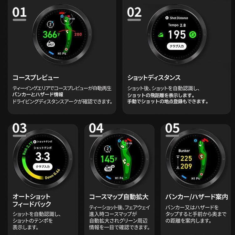 腕時計型 ≪ ボイスキャディ T11 PRO ≫voicecaddie