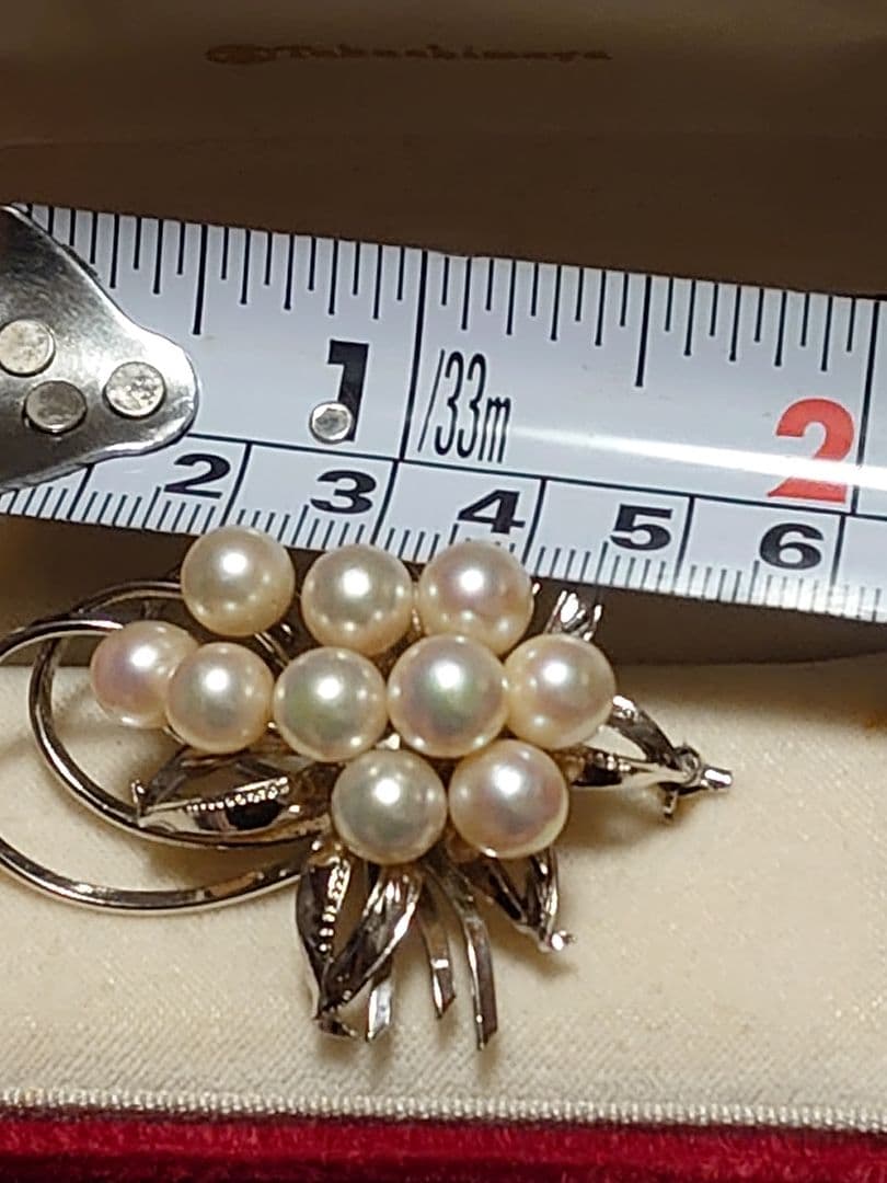 アコヤパールブローチ本真珠