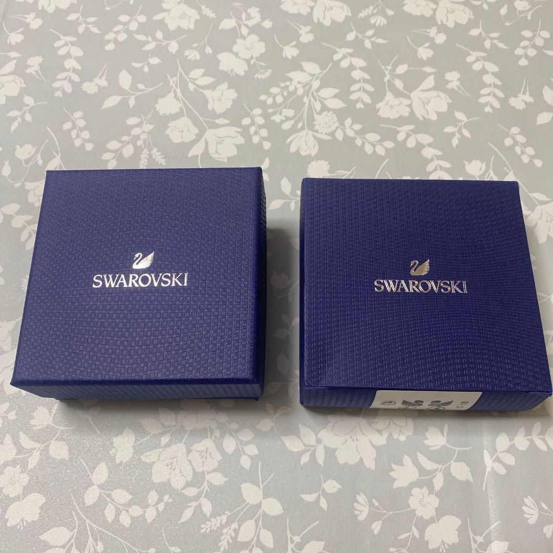 【スワロフスキー】Swan イヤージャケット スワン ブラック 新品未使用 美品