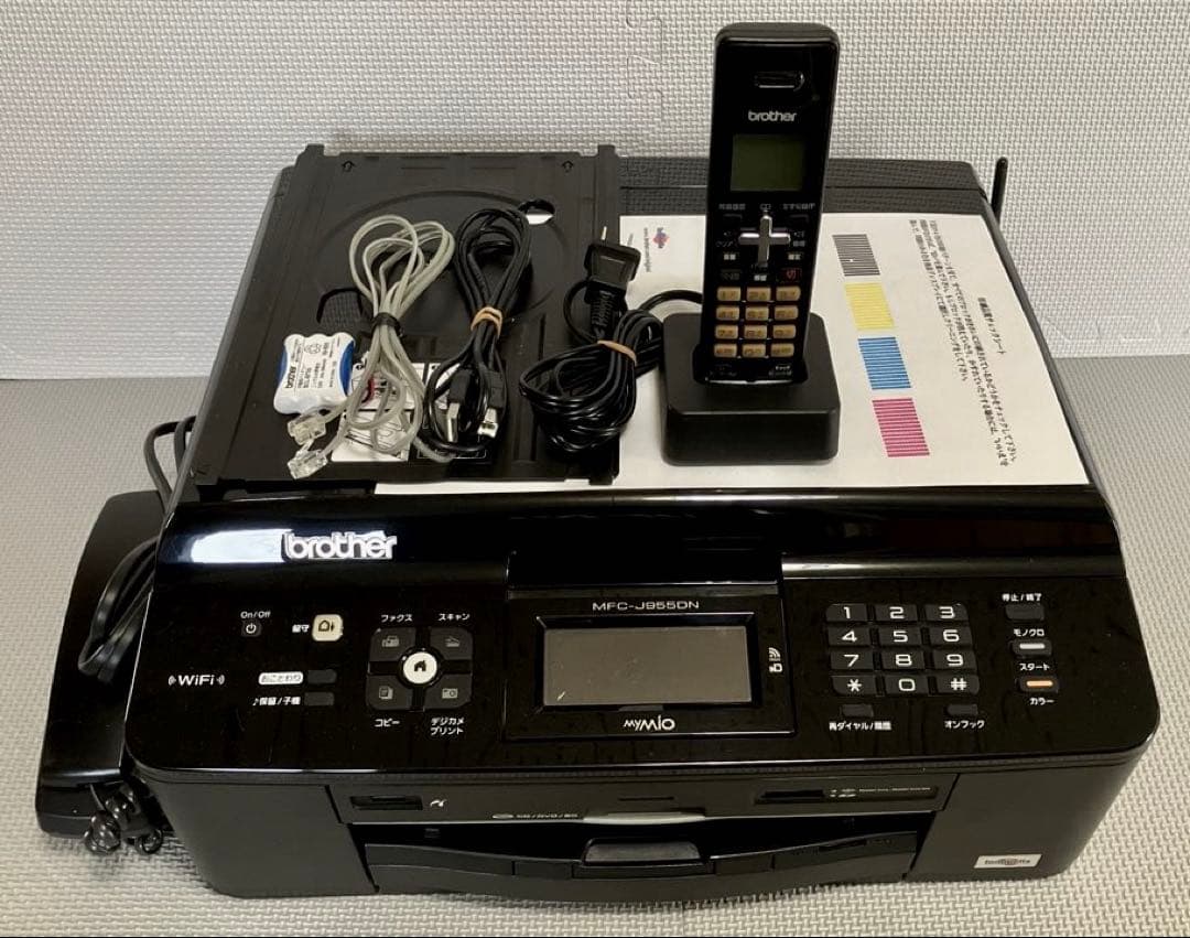 快調 美品ブラザー複合機 MFC-J955DN 純正インク&子機 整備清掃消毒