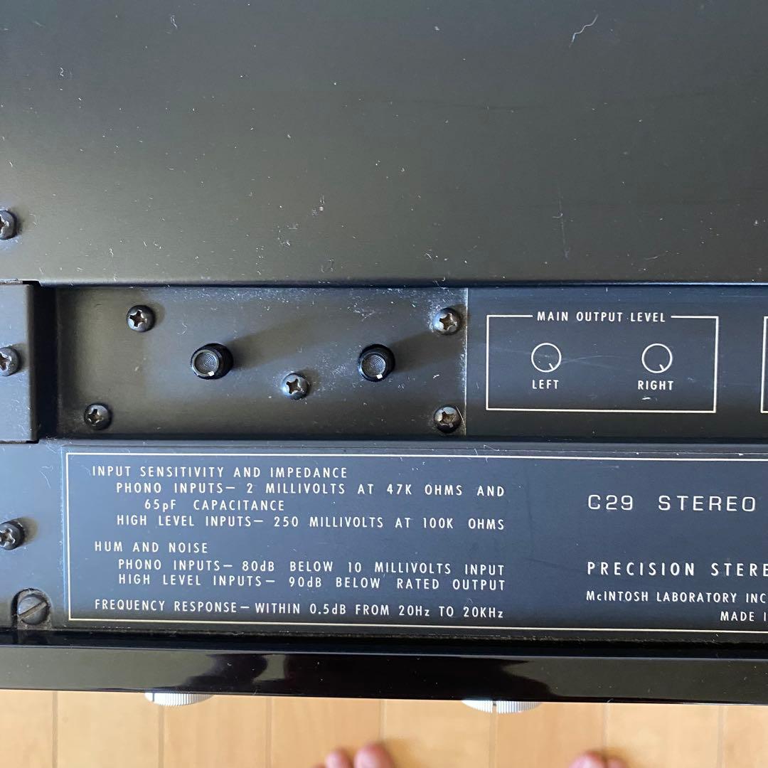 McIntosh マッキントッシュ C29 プリアンプ 現状渡し