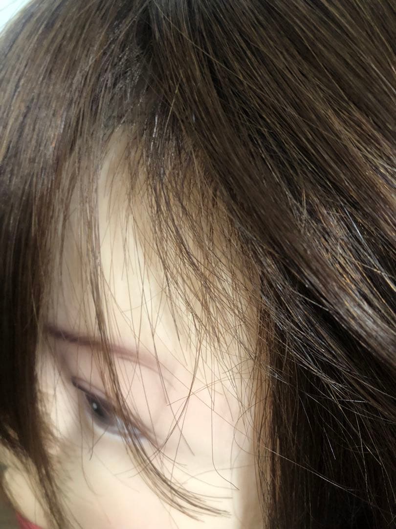 人毛100% ショートボブ　ブラウン前髪あり　未使用