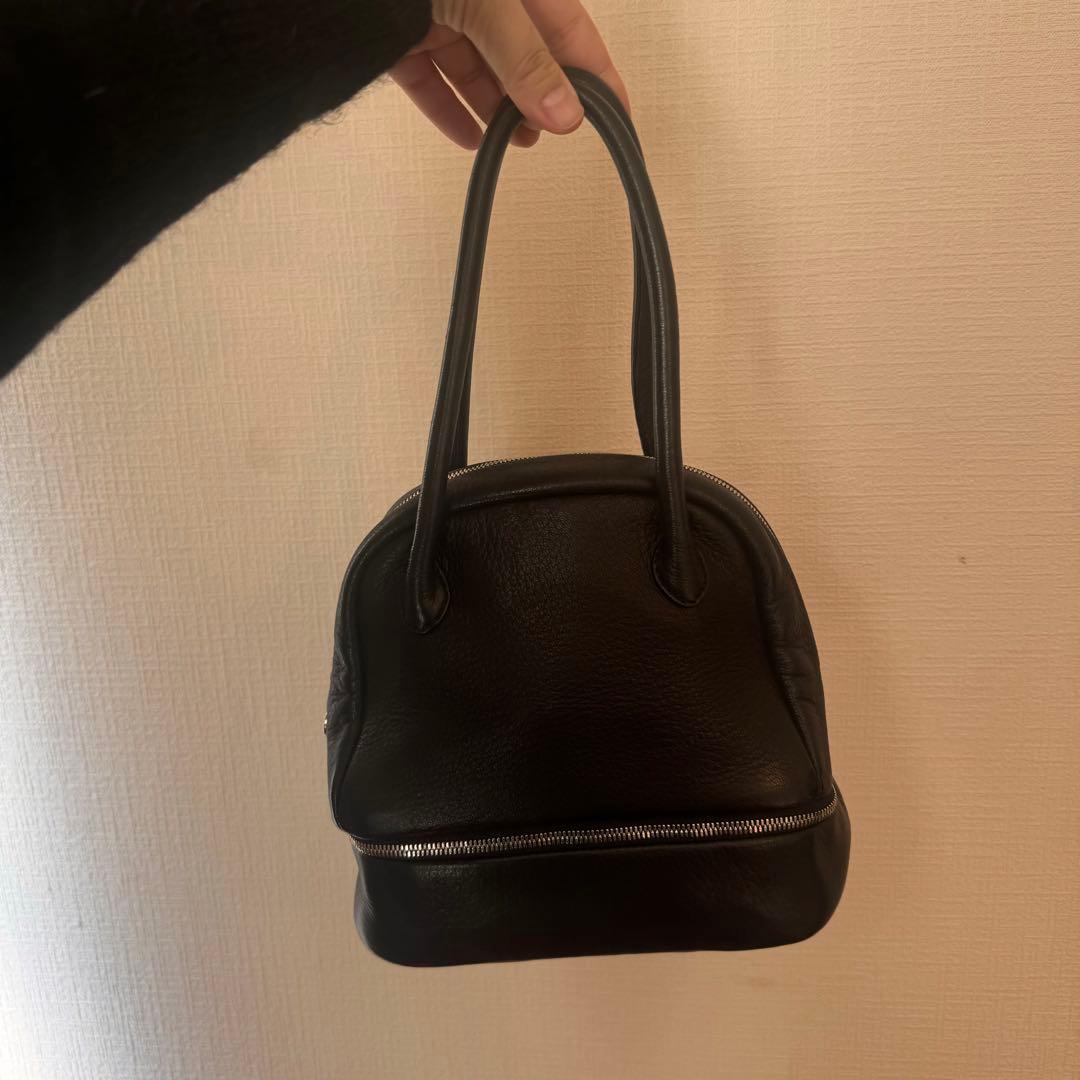 aeta ディアレザー　ボストン　ミニバッグ　ジッパー