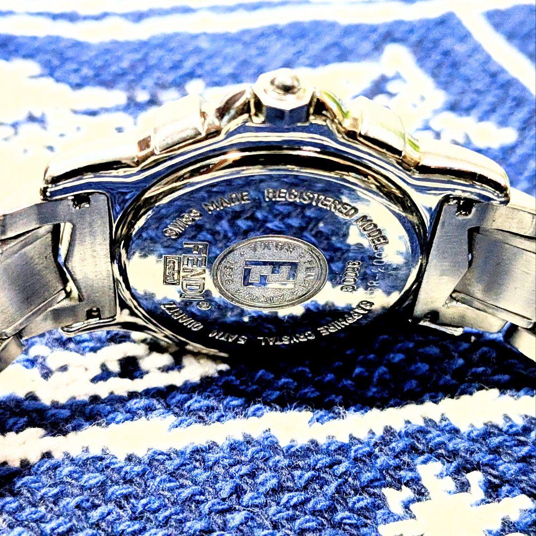 美品 FENDI 3500G　腕時計 スイス製 青文字盤　クォーツ　ZUCCa