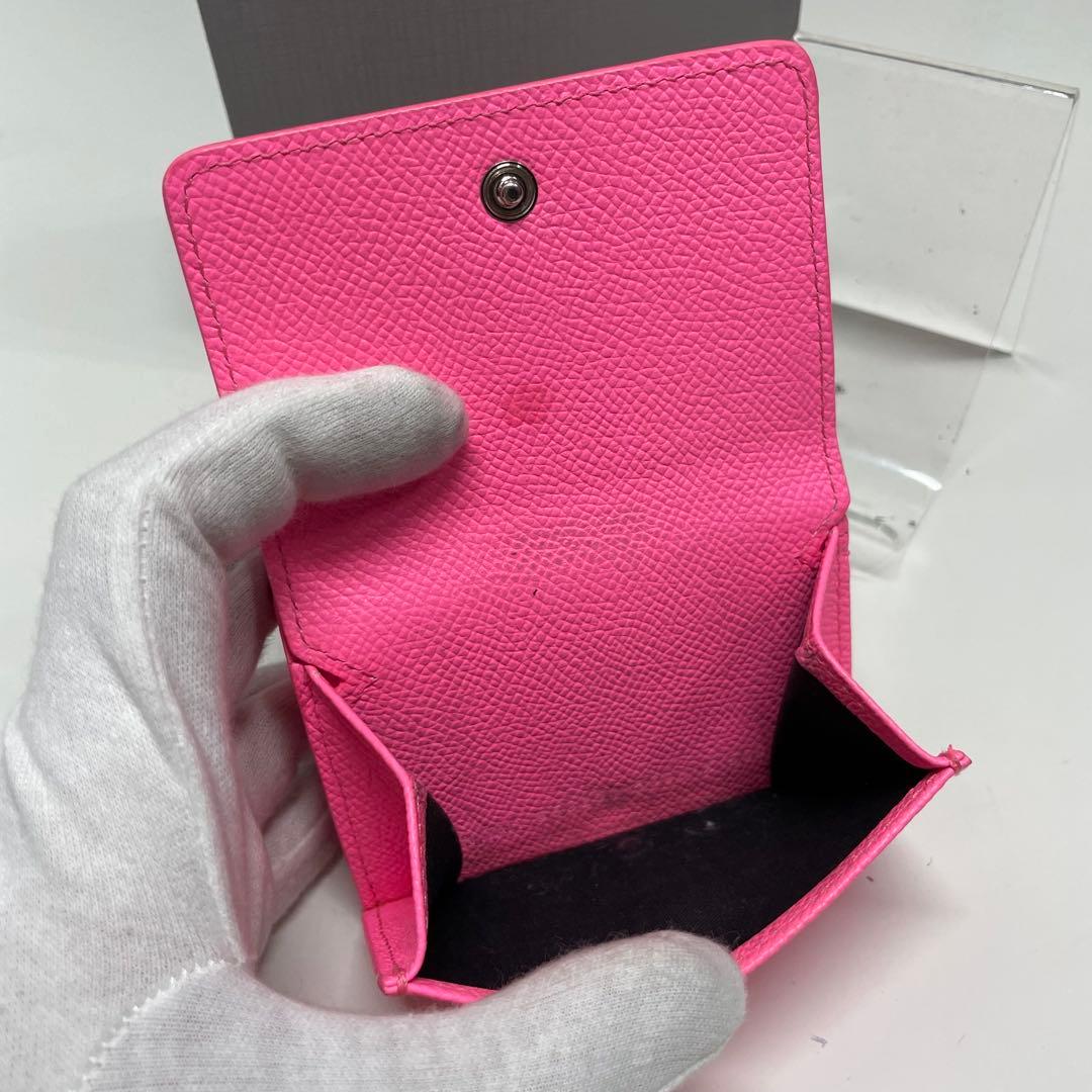 k*u様 BALENCIAGA ピンク 三つ折り財布