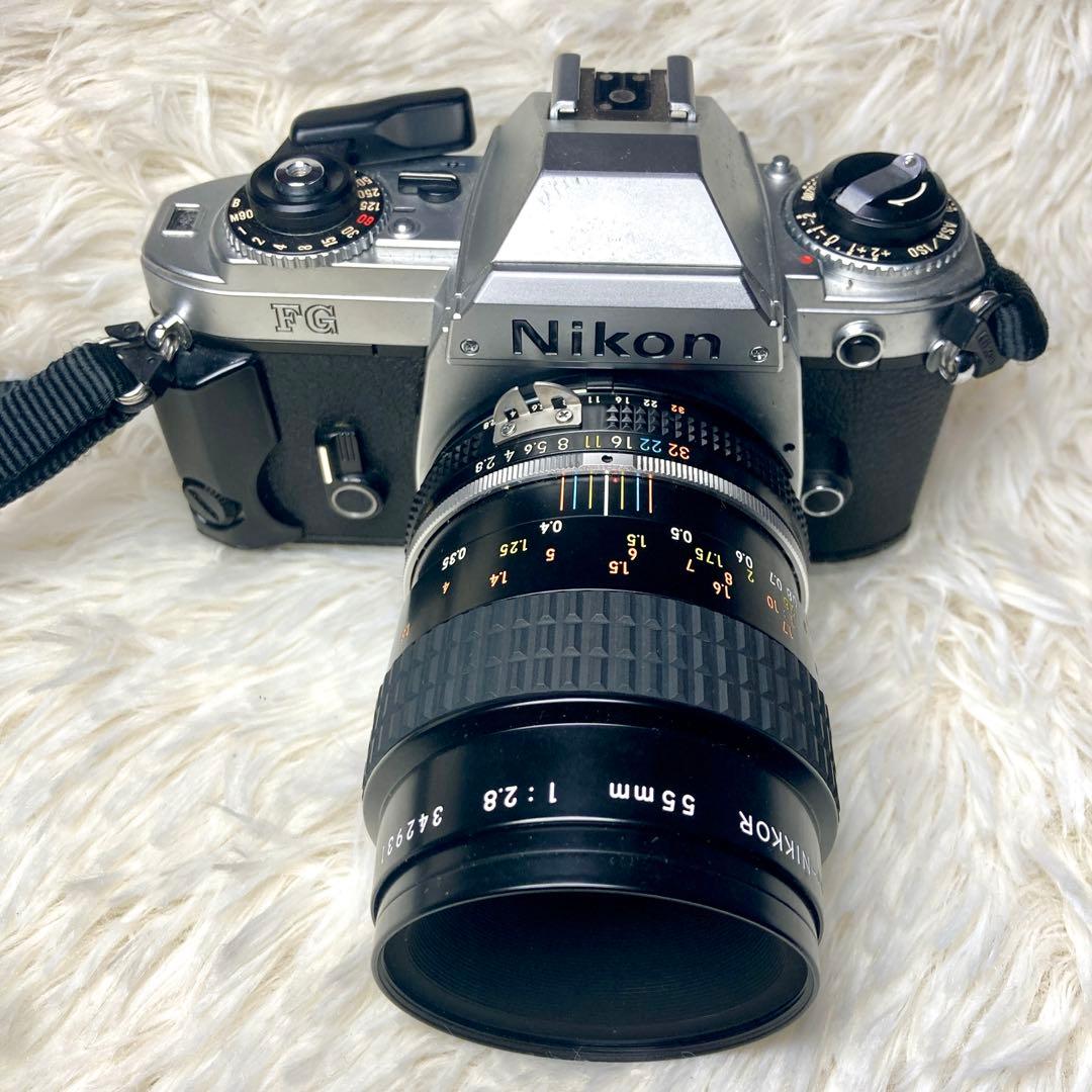 【良品✨】ニコン Nikon FG フィルム カメラ 55mm 2.8