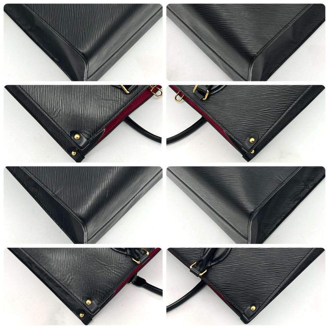 ルイヴィトン オンザゴーMM エピ ショルダー ブラック ピンク トート Lv