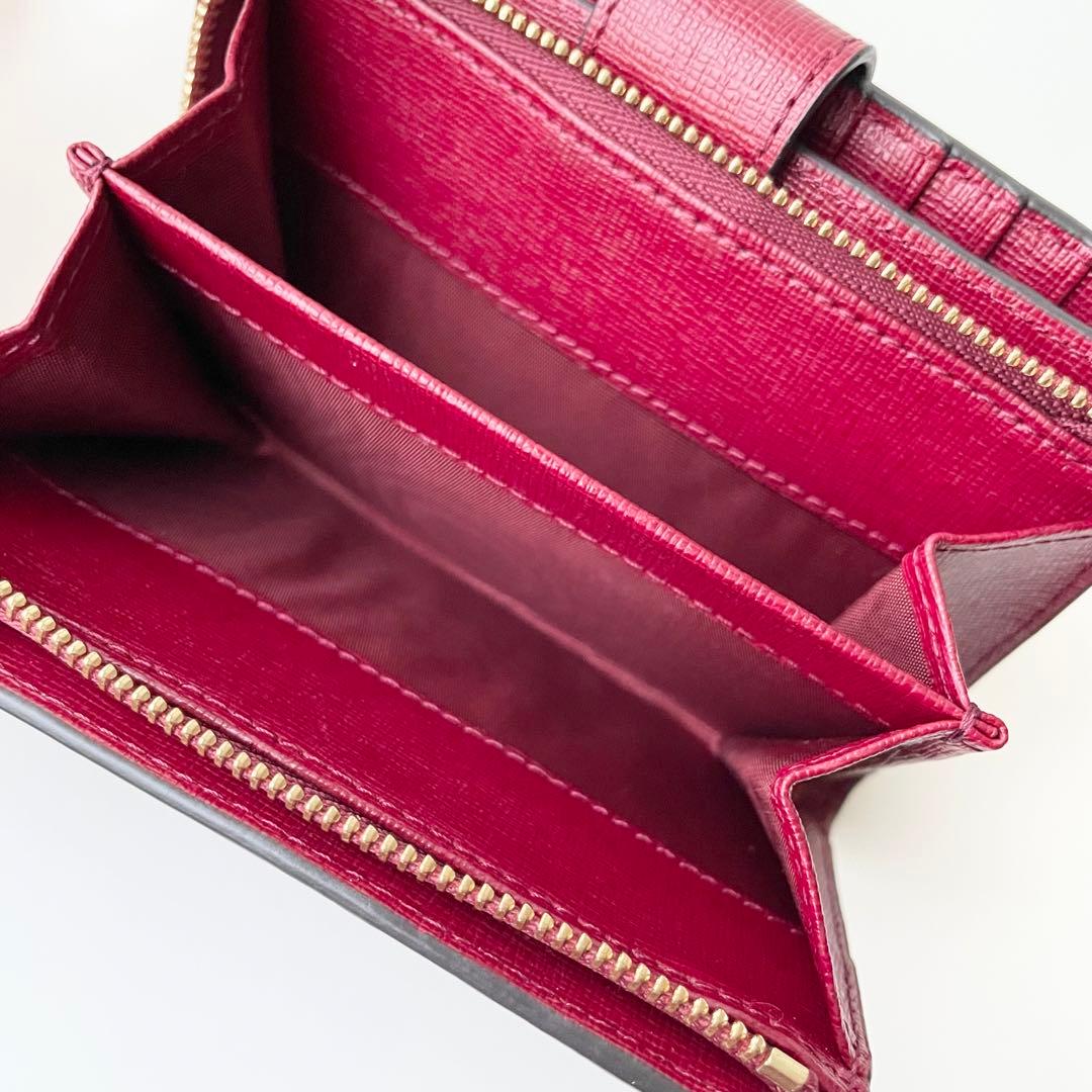 フルラ FURLA バビロン 折り財布 レザー ボルドー 新品