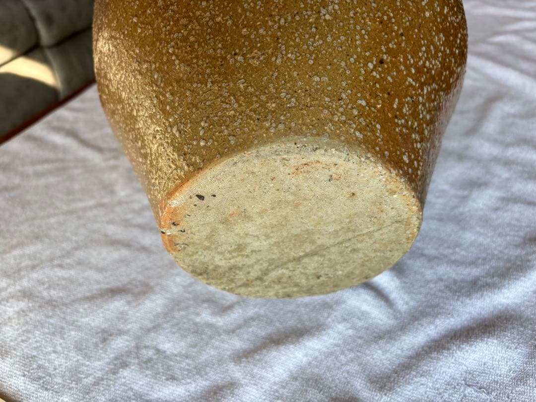 信楽焼　壺　花瓶　生花陶器　アンティーク置物