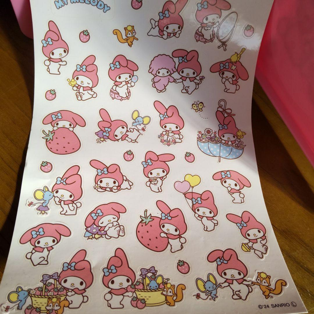 My Melody&KUROMIまとめ売り16点2段BOXバッグポーチミニタンス