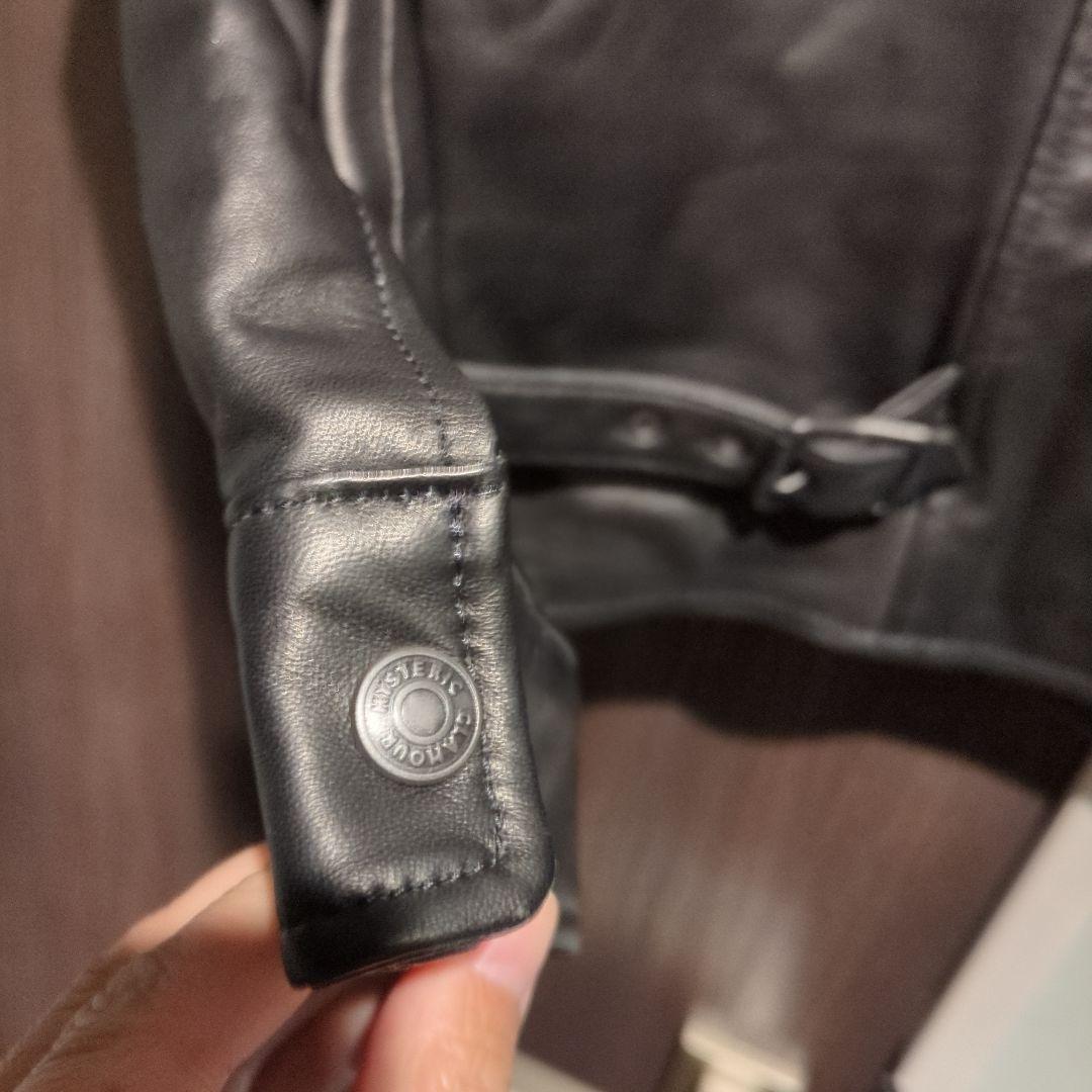 ヒステリックグラマー ラムレザー 羊革 シングルライダースジャケット　本革