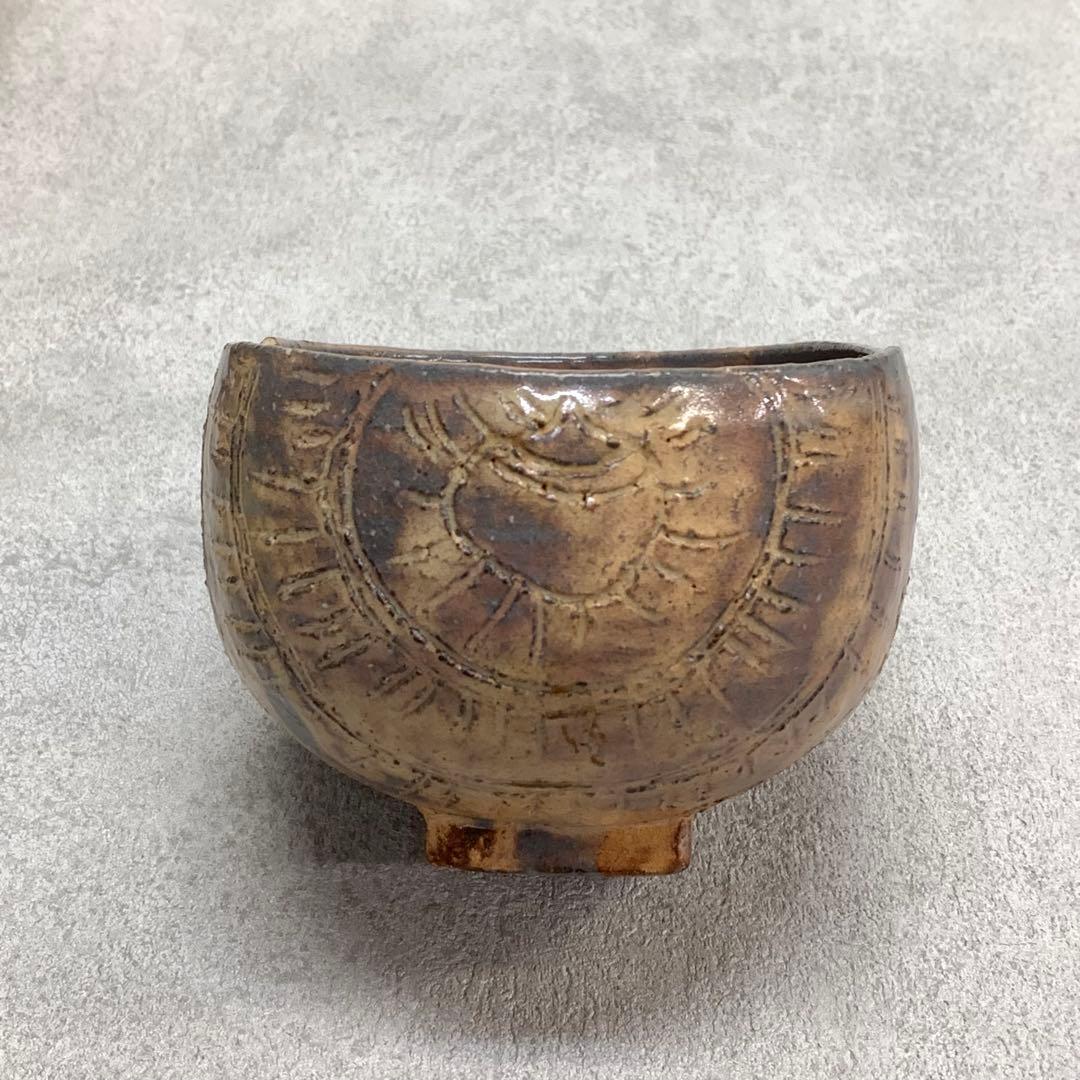 茶碗 大野瑞峰 「無事」萩俵 前大徳 大橋香林 書付 共箱 茶道具 抹茶①