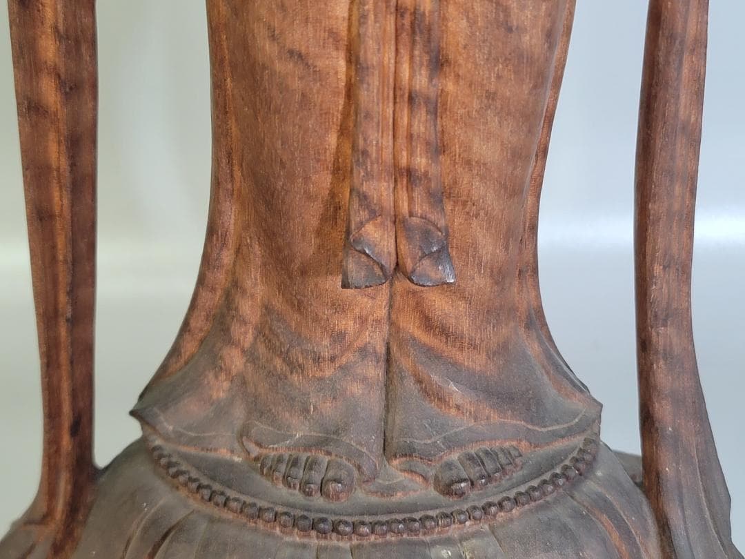 仏教美術 時代 木彫刻 観音菩薩像