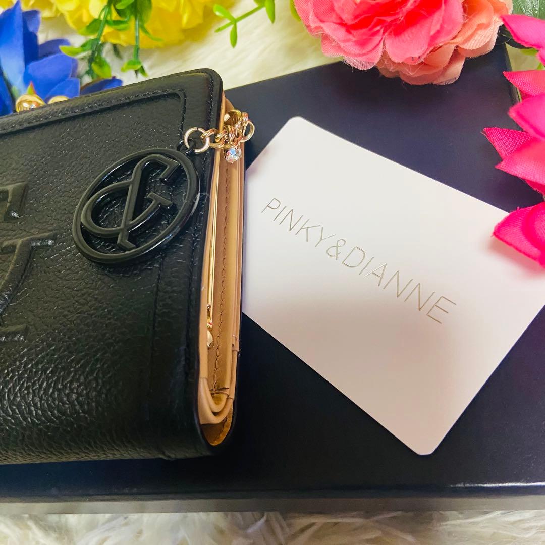 未使用✨本革✨PINKY&DIANNE✨ピンダイ✨がま口✨二つ折り財布✨完売品