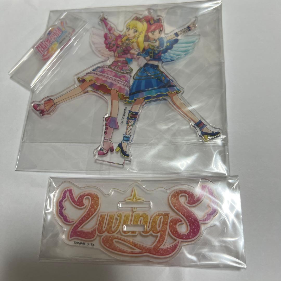 アイカツ 台湾限定 星宮いちご 音城セラ 2wings アクリルスタンド
