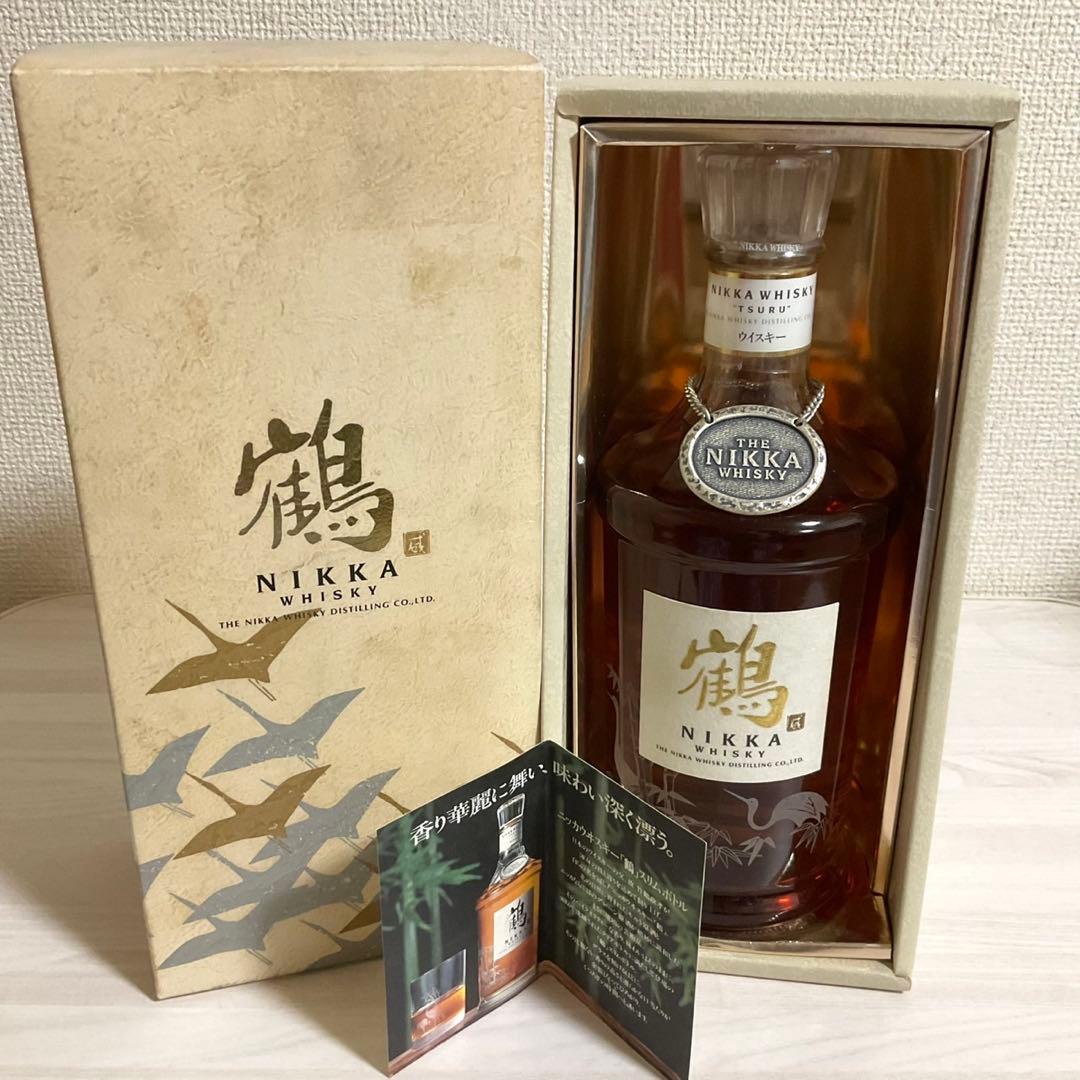 NIKKA ウイスキー TSURU 鶴 鶴デザイン 700ml 箱付き 旧ボトル