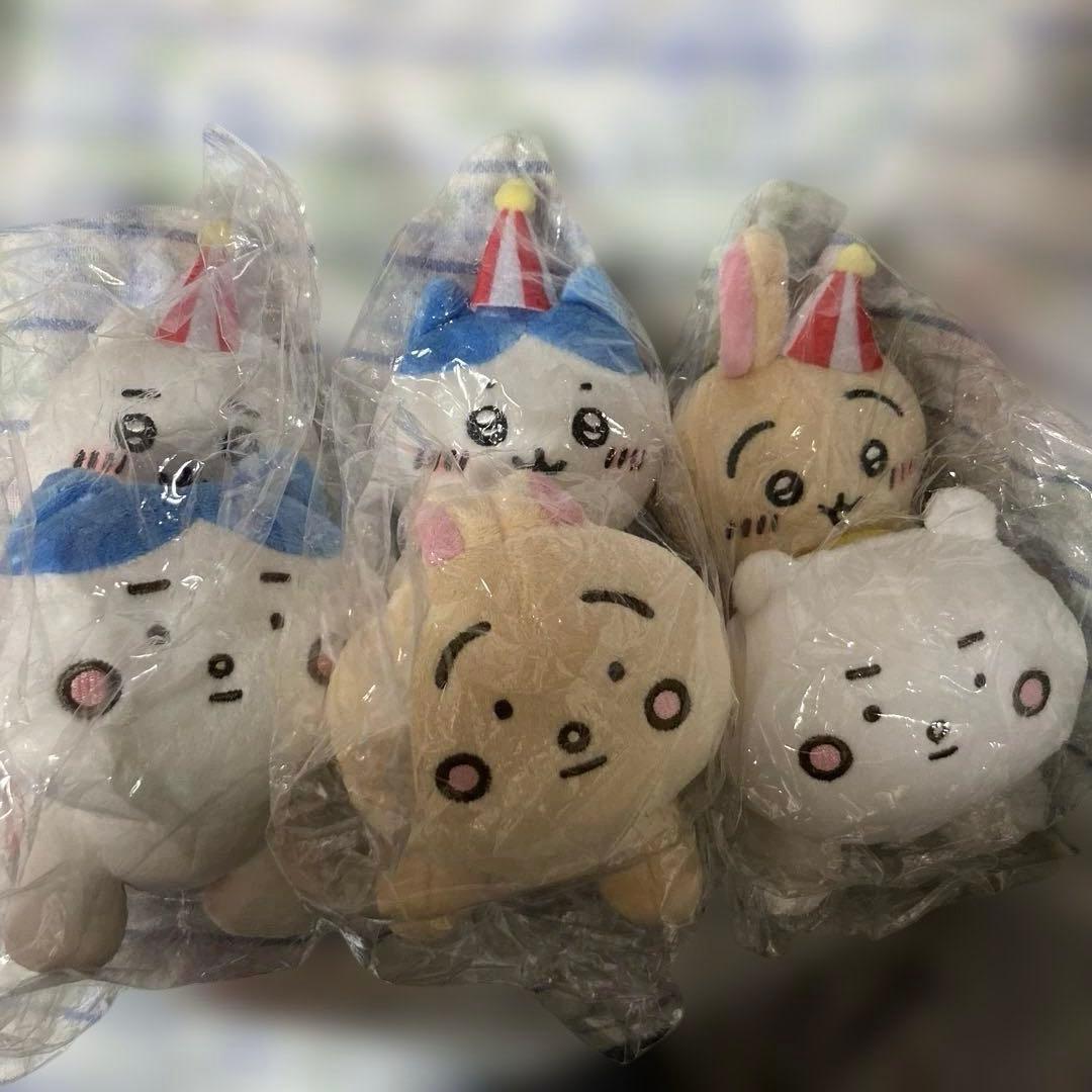 ちいかわ ぴーぽぽ ぬいぐるみ　全3種