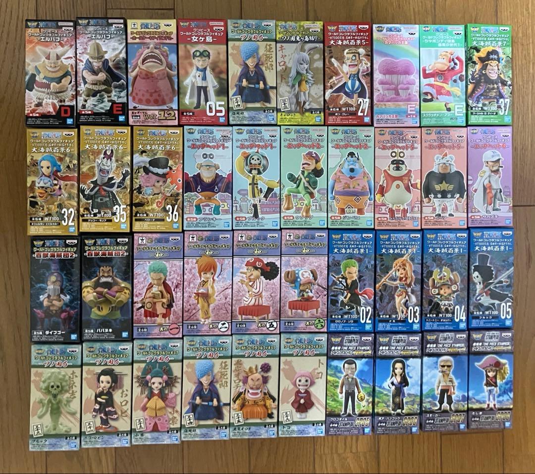 ワンピース　ワールドコレクタブルフィギュア まとめ売り