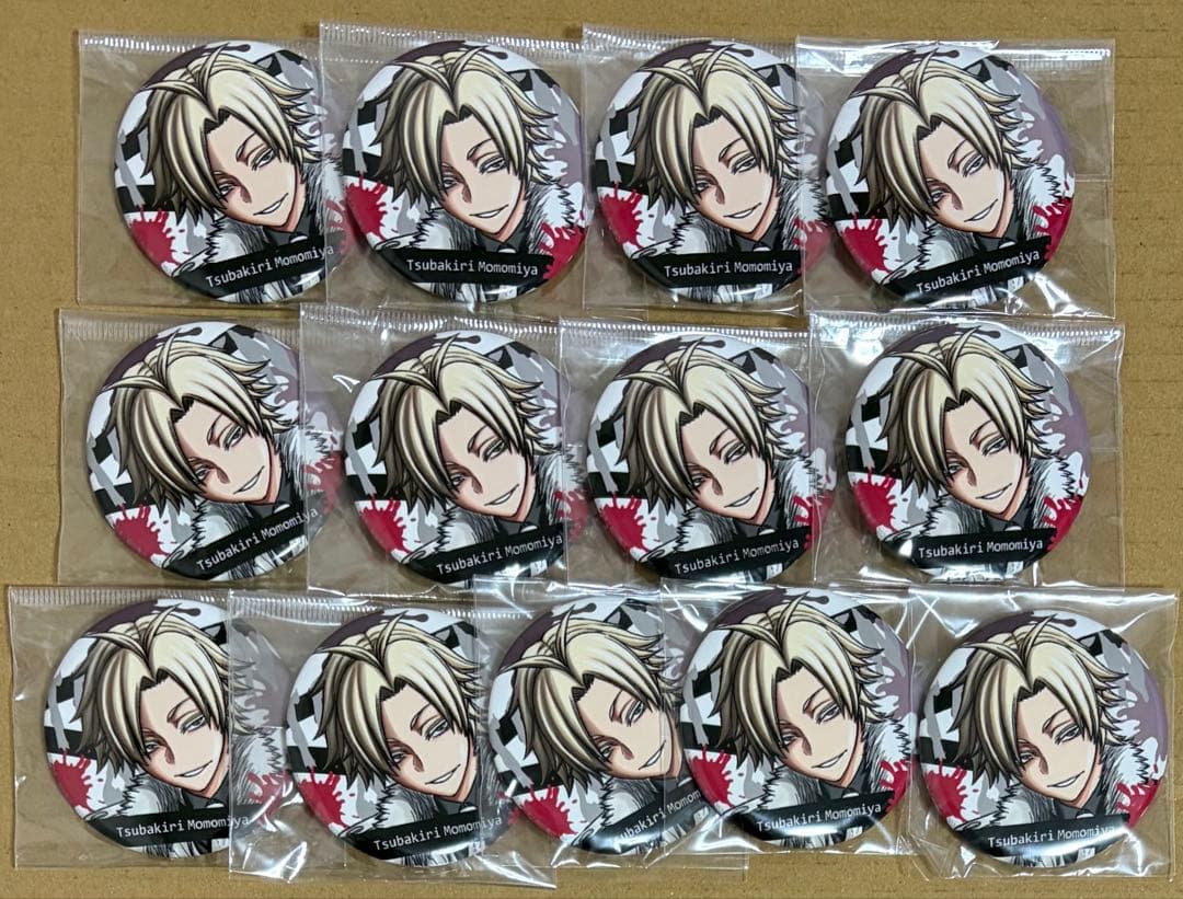 桃源暗鬼　桃宮唾切　缶バッジ