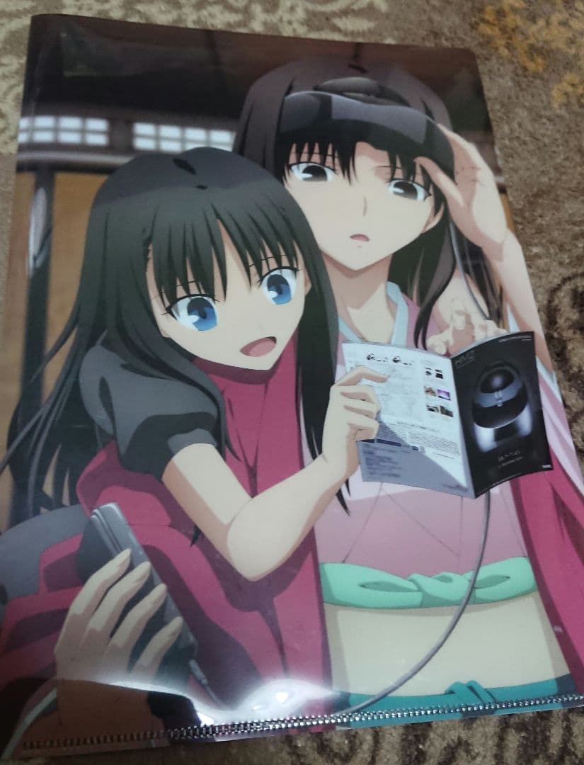 非売品 両儀式＆両儀未那 A4クリアファイル