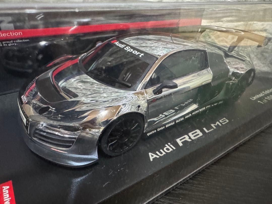 京商　ミニッツ　ASC Audi R8 LMS 50th限定版 メッキ仕上げ
