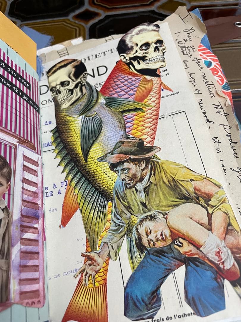 〜海のjunk journal〜ジャンクジャーナル幅17cm