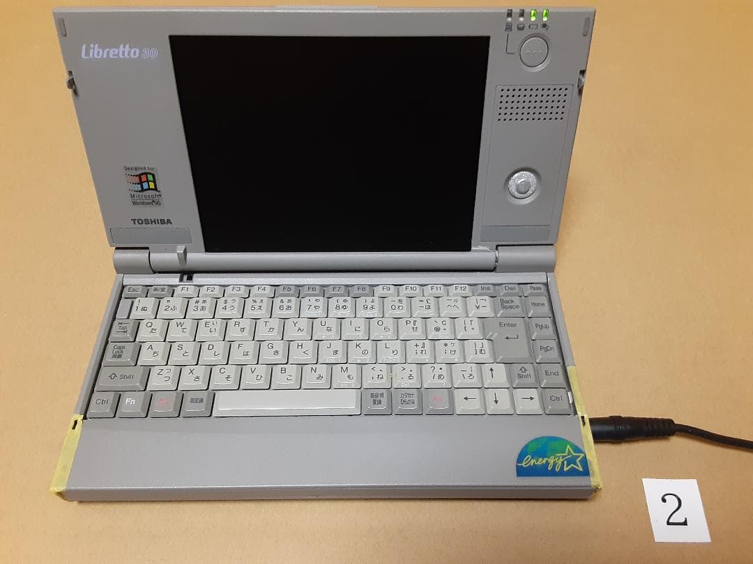 【ジャンク】東芝 Libretto 30CT 起動可能 バッテリー使用可能 ②