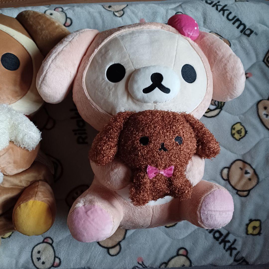 大幅最終値下げ。リラックマストア限定、2018戌年特大ぬいぐるみコリラックマ