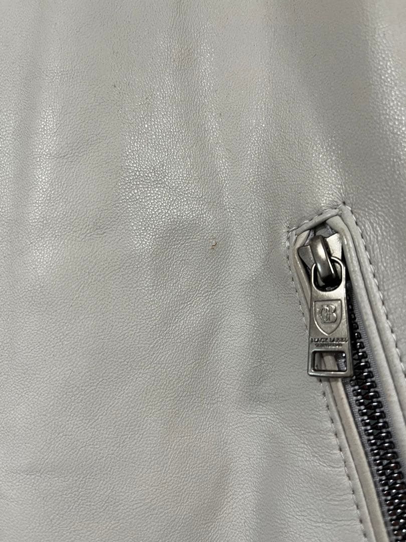 レザーライダースブルゾン　Mサイズ シープレザー