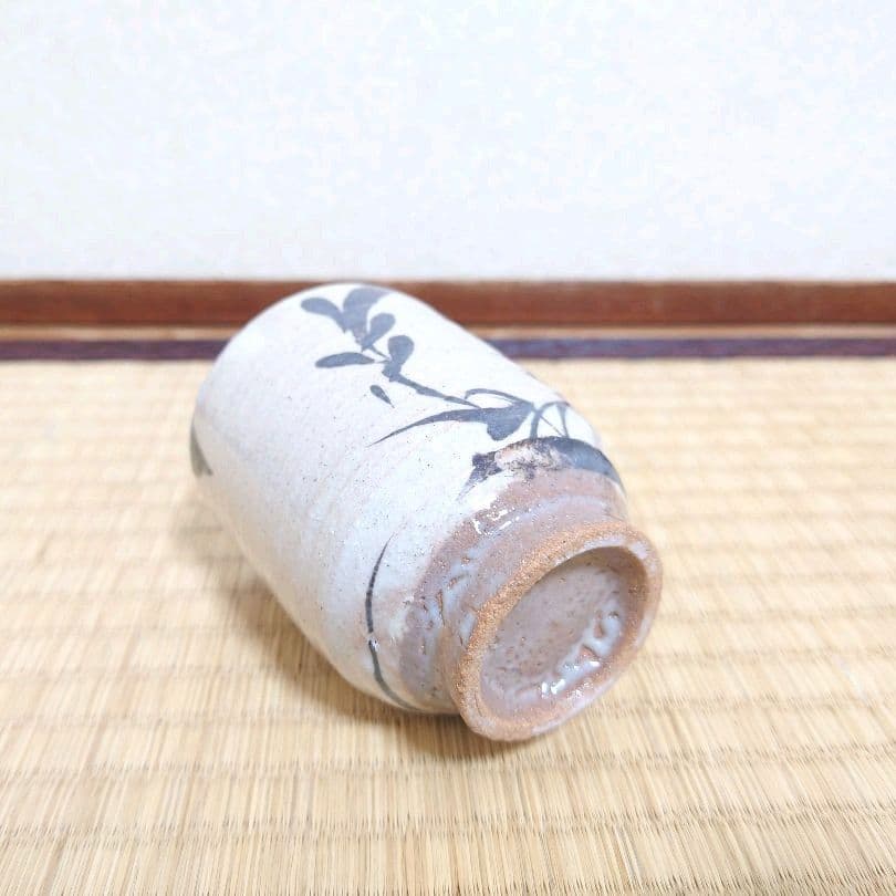 人間国宝 田村耕一 花文 湯呑 ゆのみ 共箱