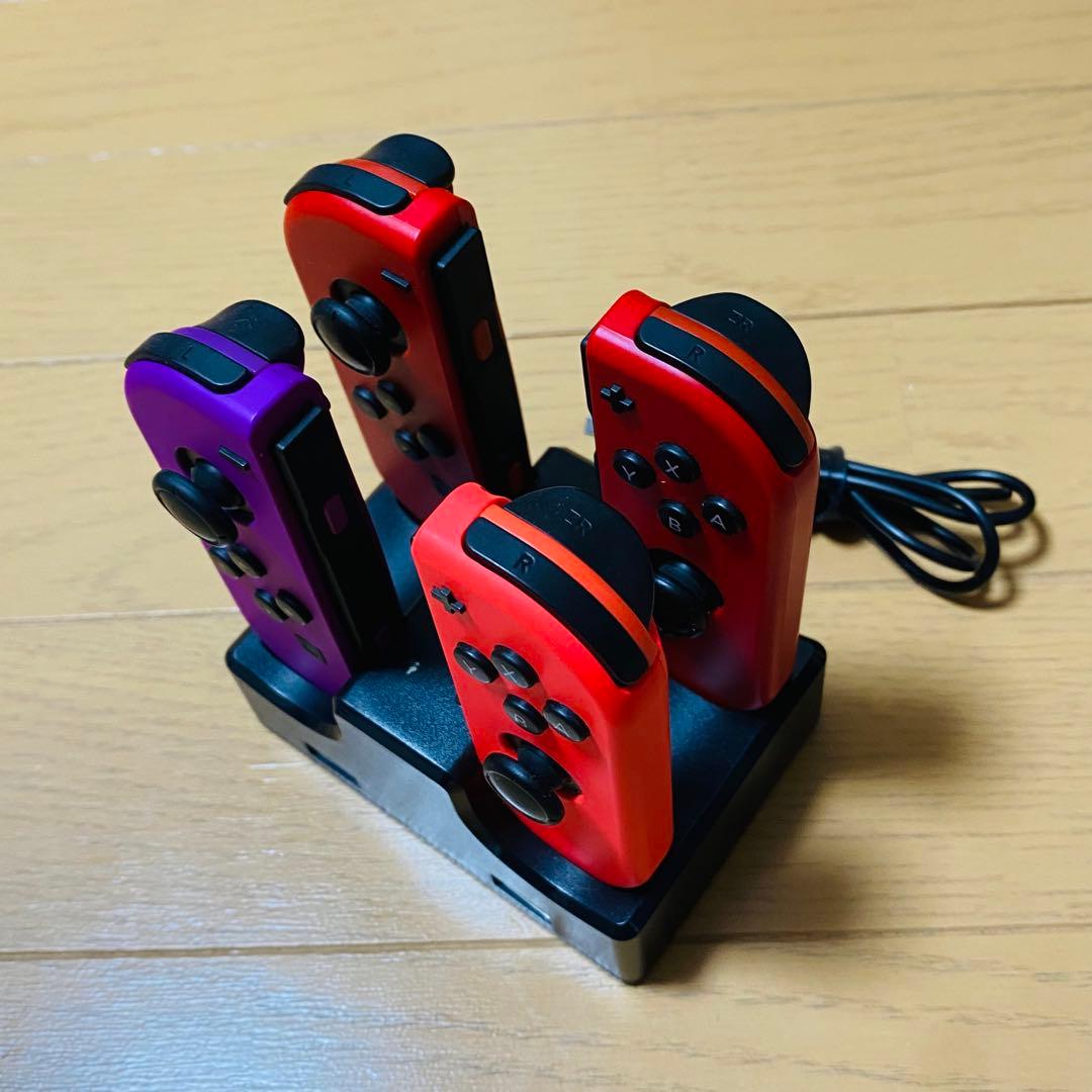 Nintendo Switch本体(SDカード入)+周辺機器+Joy-Con6本