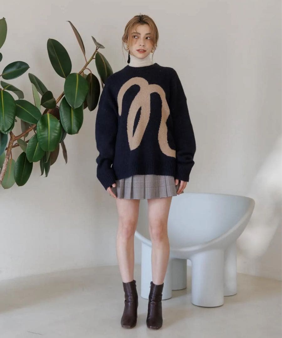 ナップタイム　naptime. Nissy 西島隆弘　プルオーバー　ネイビー