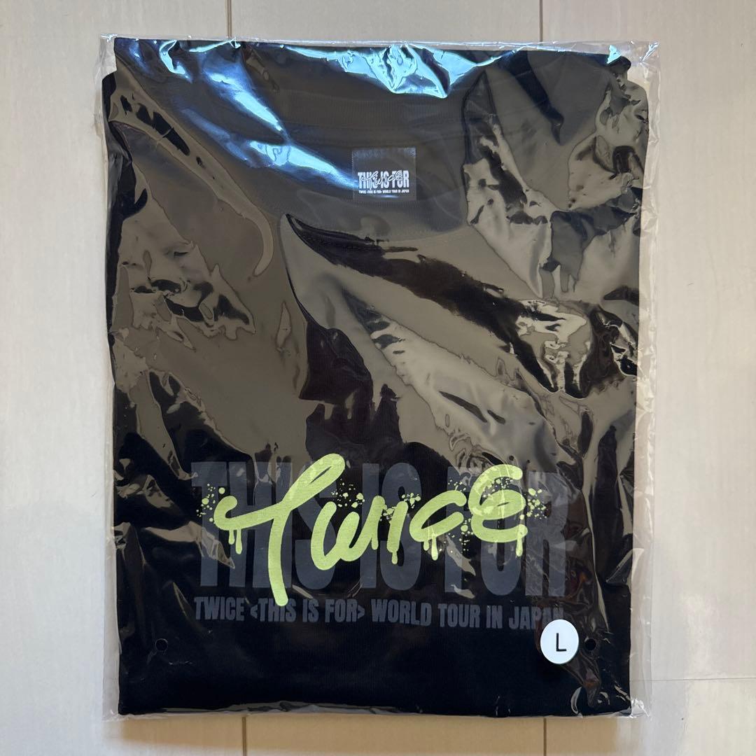TWICE THIS IS FOR Tシャツ BLACK L ジョンヨン