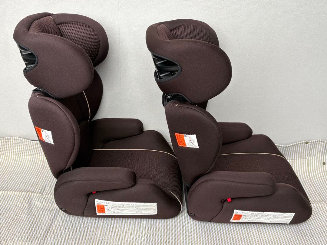 2台セット送料無料！　リーマン　ハイバックジュニアシート　軽い・簡単・使いやすい