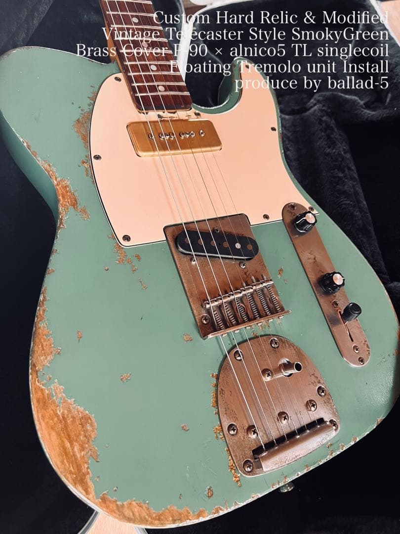 ハードレリックテレキャスタイプ/フローティングトレモロユニット搭載 P90