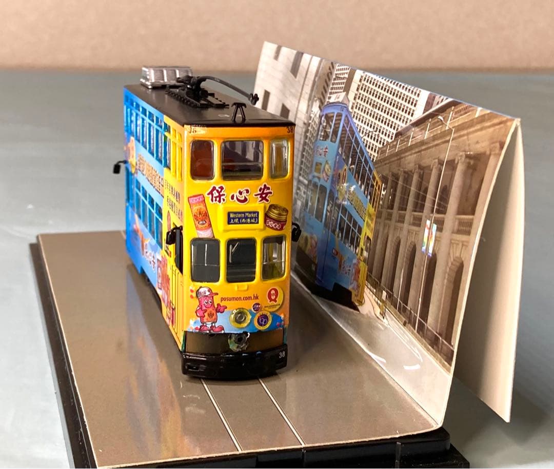 香港 2階建路面電車「保心安 香港百年名碑」模型1500台限定版（訳あり）
