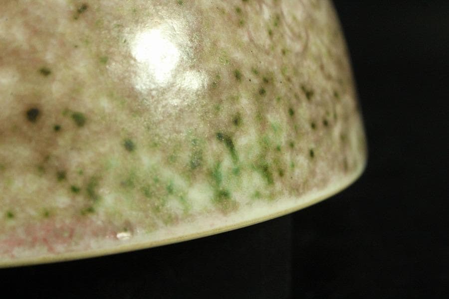 中国美術 釉裏紅 刻龍紋 壷(K-A720)