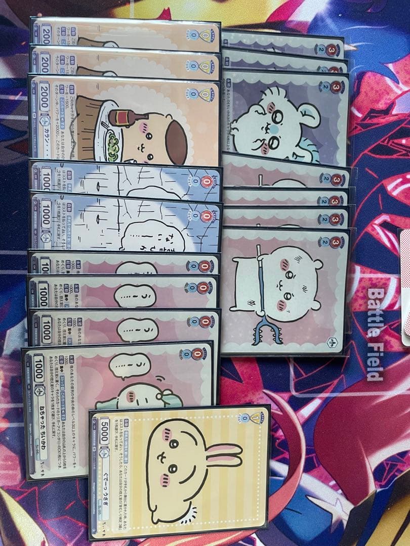 ヴァイスシュヴァルツブラウ　ちいかわ　デッキ、デッキパーツ