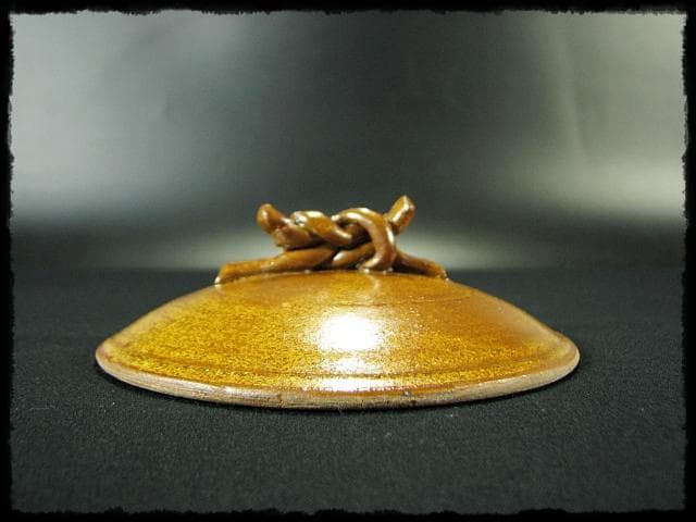 希少！高取 砂金袋 黒田藩御用窯 十四代 高取幸仙 水指 茶道具 共箱 f240