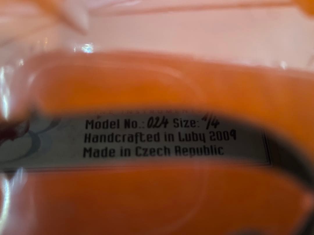 Ars music 1/4 バイオリン　分数バイオリン　チェコ製　東洋楽器ケース