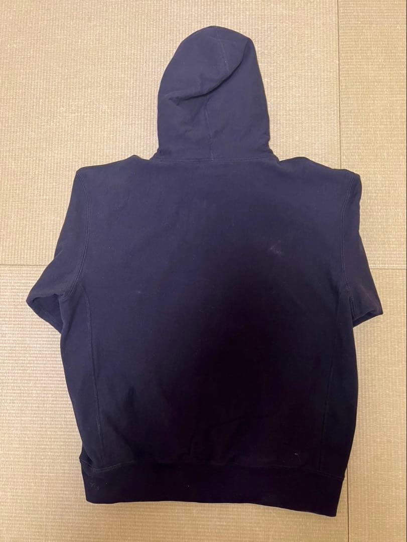 シュプリームスモール　ボックスロゴ 刺繍口ゴパーカー黒XL