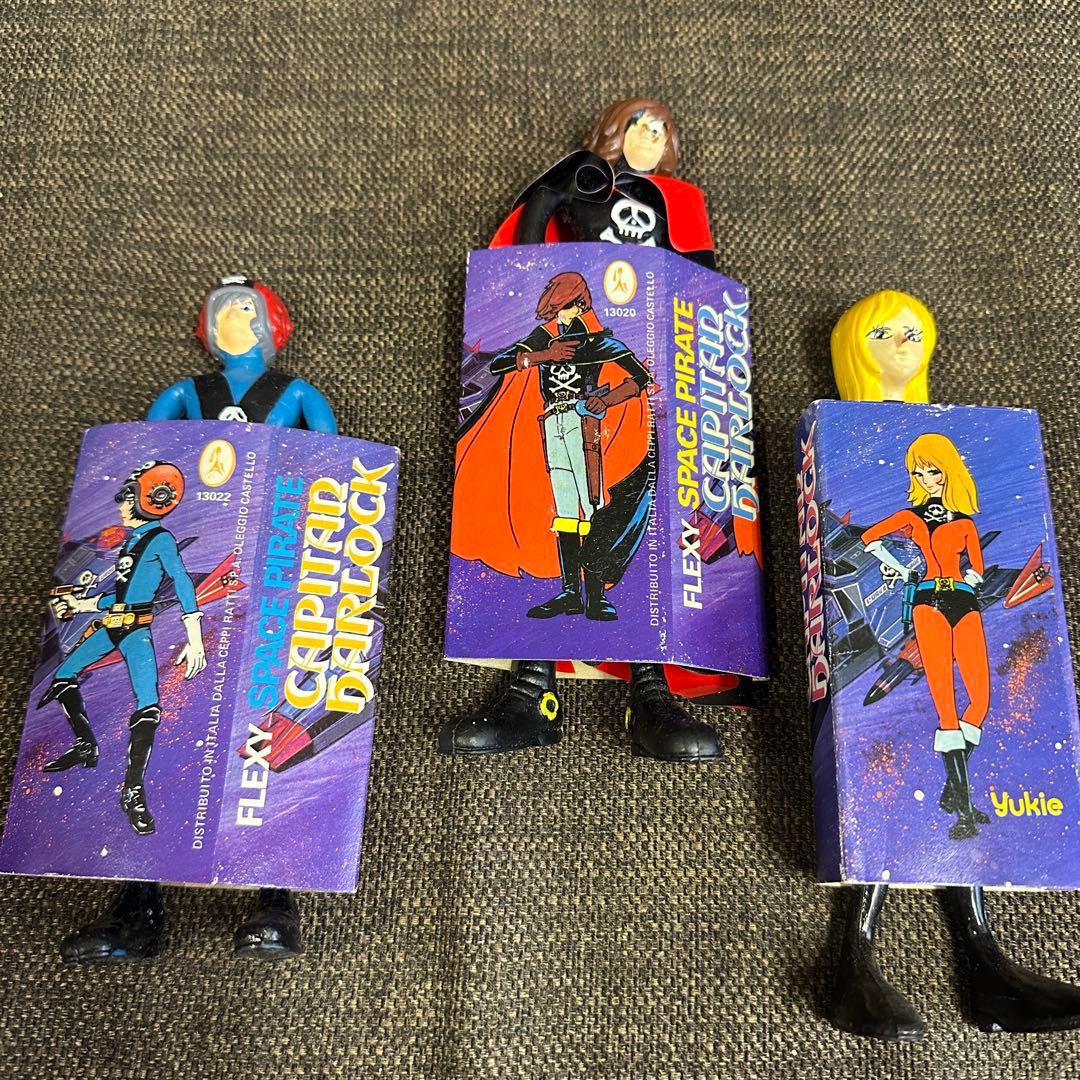 ファンキーポーズ　キャプテン ハーロック　3体セット　海外パッケージ