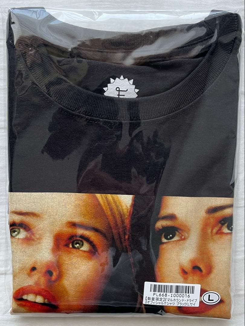 【L】マルホランド・ドライブ オフィシャルTシャツ デヴィッドリンチ監修 黒