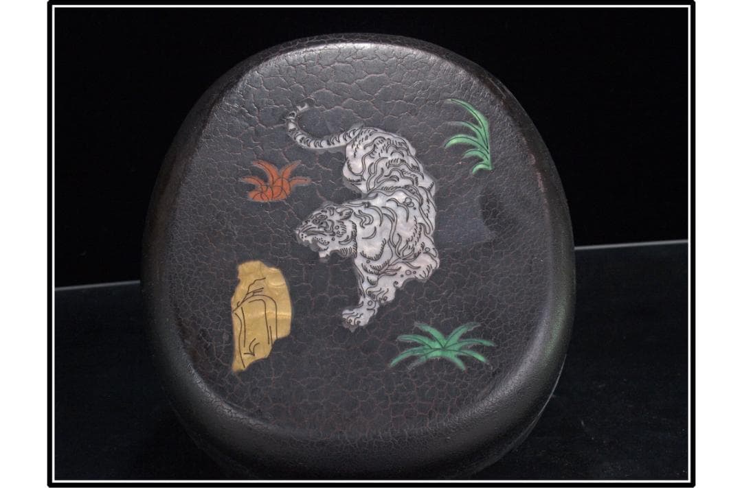 中国清時代端溪古硯　ケース付き※激安骨董品 DE1067B11-3